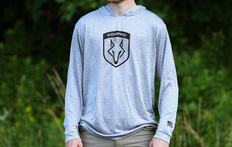 Topo Hooded Long Sleeve Grey product image