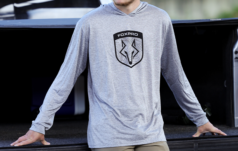 Topo Hooded Long Sleeve Grey product image