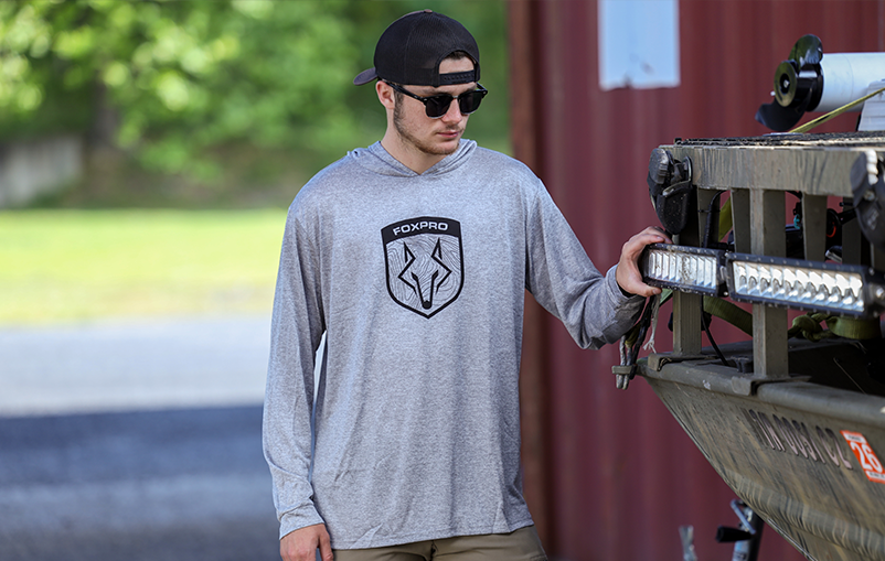 Topo Hooded Long Sleeve Grey product image