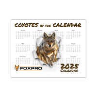 2025 Predator Hunting Calendar: Coyotes By The Calendar