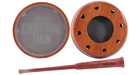product thumbnail image for Crimson Hen Tip Over Glass/Slate