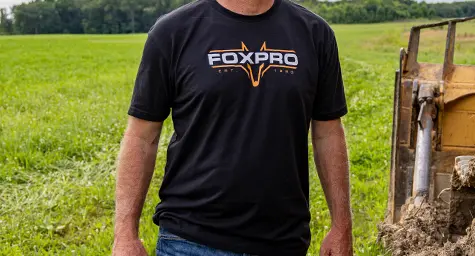 Fox Signal Black/Orange T-Shirt