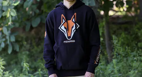 Foxhead Shield Hoodie (Black)